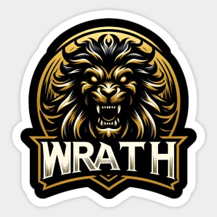 THE SIN OF WRATH Sticker